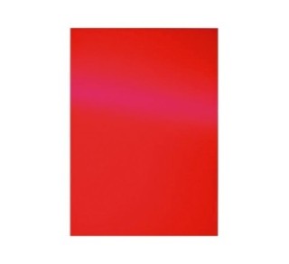 pack 100 porta. chromolux a4 250gr fellowes rojo