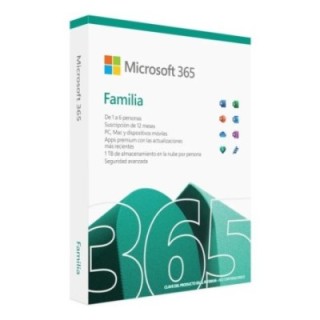 microsoft 365 familia suscrip. anual   6u