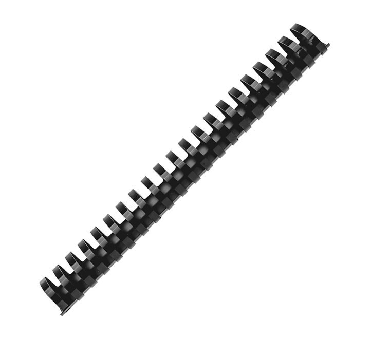 pack 50 canutillos fellowes plast. oval 51mm negro