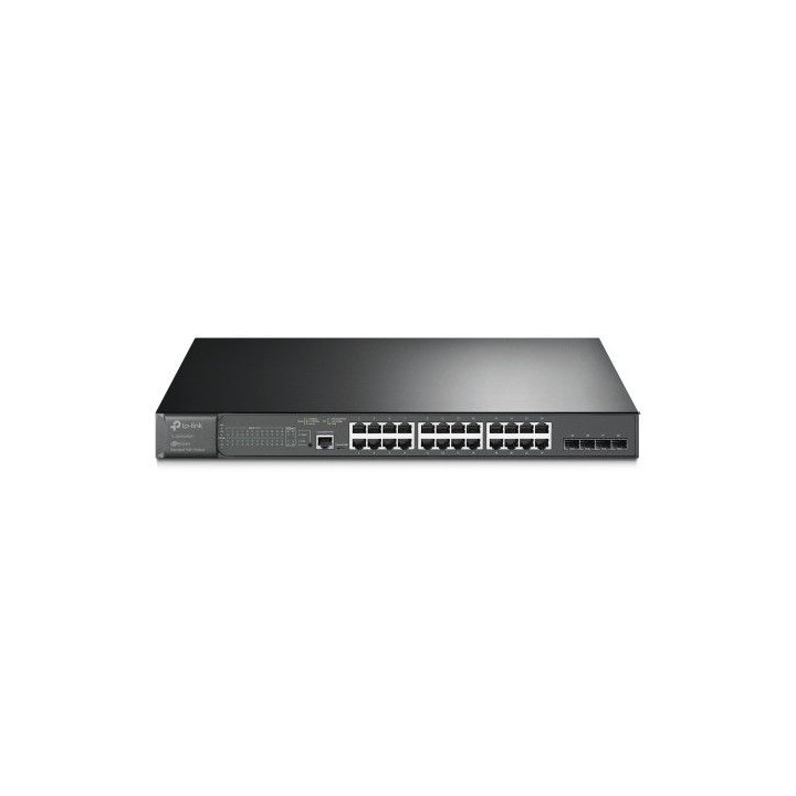 tp-link 24 puertos poe + compatibles con 802.3at / af, proporcionan conexiones de alta velocidad,apr