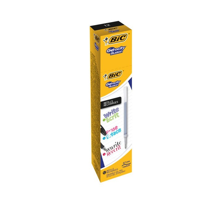 desc.  rec roller bic gelocity illusion ne pack  12 unidades