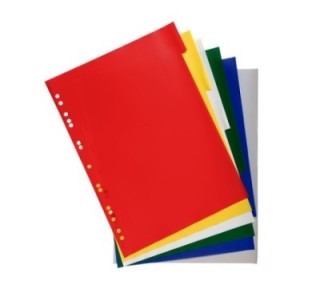 separadores pp 6 pos. a4 maxi 4colores exacompta