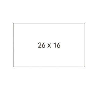pack 6 rollos apli etiq 26x16mm perm rect bl