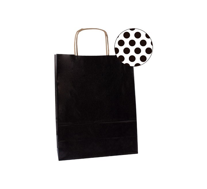 pack 50 bolsas kraft apli negro 35x16x39 101841