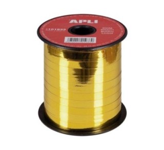 bobina cinta regalo metalizada oro apli 7mmx250m