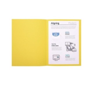 c.100 subcarp. exacompta forever 220gr amarillo