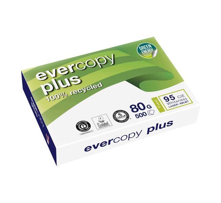 caja 5 paq. 500h papel evercopy+ a4 80g 50048sc