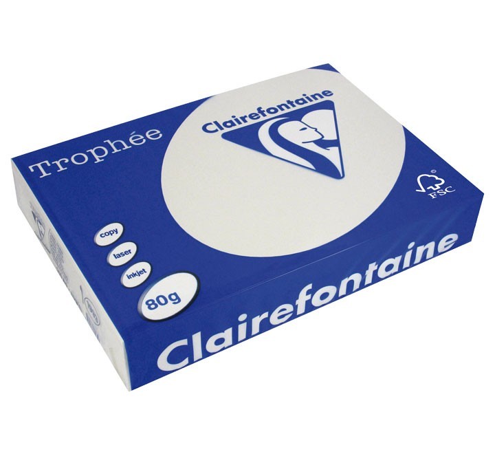 paq. 500h pap. trophee clf suave a4 80g gris