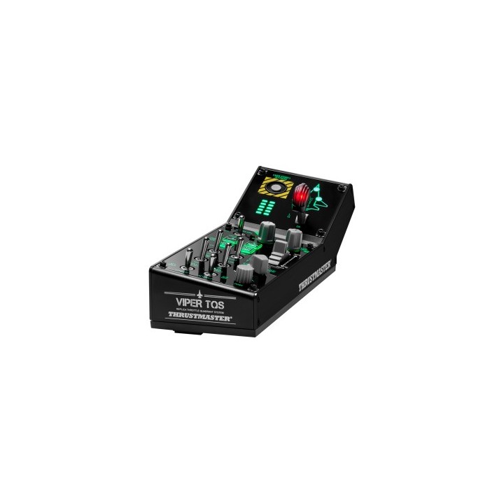 thrustmaster thrustmaster viper panel negro usb joystick/palanca de control lateral + cuadrante de a