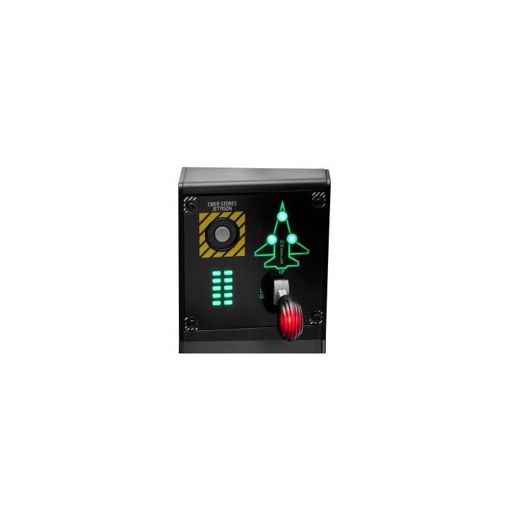 thrustmaster thrustmaster viper panel negro usb joystick/palanca de control lateral + cuadrante de a