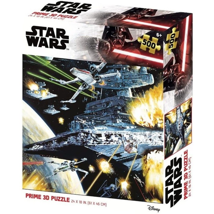 prime 3d puzle lenticular prime 3d star wars destructor estelar 500 piezas
