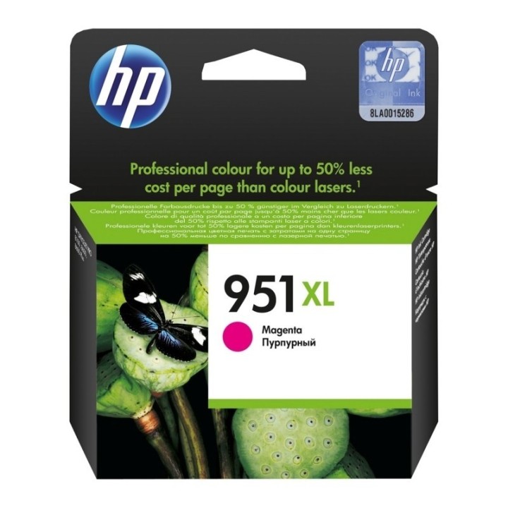 hp cartucho 951xl  magenta