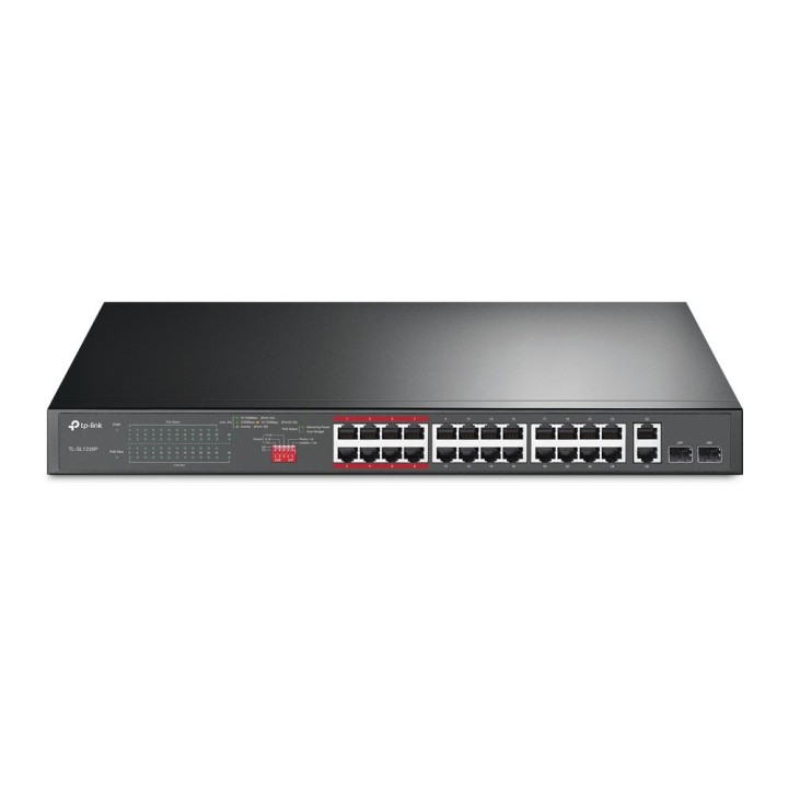tp - link switch 26 puertos tp - link tl - sl1226p 24 puertos 10 - 100 2 puertos poe+