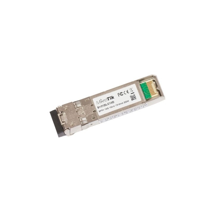 mikrotik s+31dlc10d m?dulo fibra sfp+ monomod 10km
