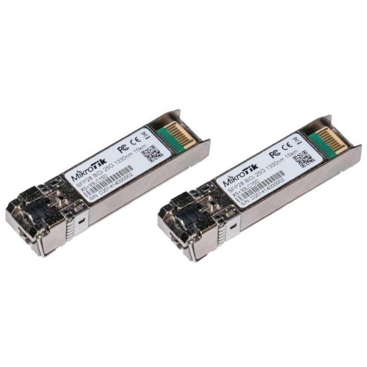 mikrotik xs+2733lc15d modulo 1.25/10/25gb 15km