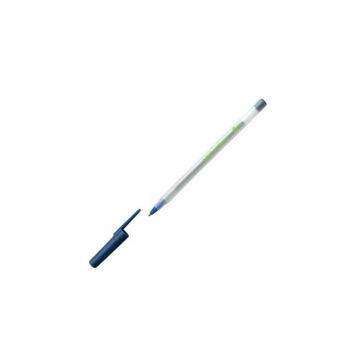 boligrafo bic ecolutions round stic azul
