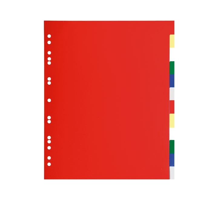 separadores pp 12 pos. a4 maxi 4colores exacompta