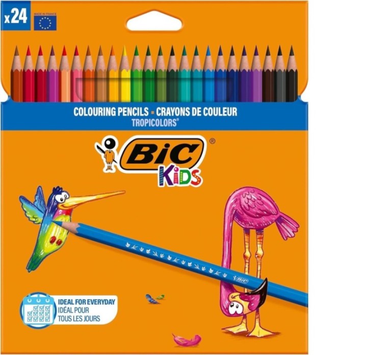 est. 24 lapiz color bic tropicolors 9375183