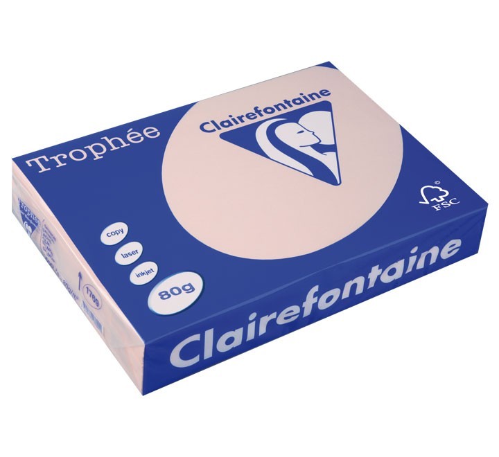 paq. 500h pap. trophee clf suave a4 80g salmon