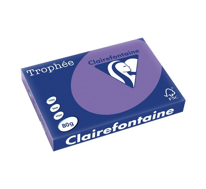 paq. 500h pap. trophee clf intenso a3 80g violeta
