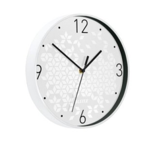 reloj pared leitz wow 29cm blanco