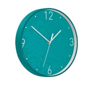 reloj pared leitz wow 29cm turquesa