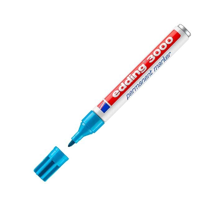 marcad. perm edding 3000 1.5 3mm azul cl