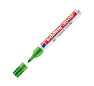 marcad. perm edding 3000 1.5 3mm verde cl