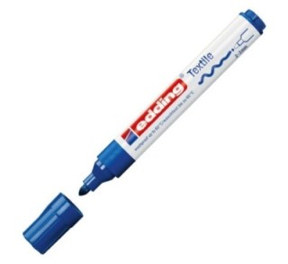 marcad. tela edding 4500 2 3mm azul 4500 03