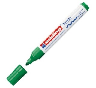 marcad. tela edding 4500 2 3mm verde 4500 04