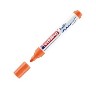 marcad. tela edding 4500 2 3mm naranja 4500 06