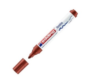 marcad. tela edding 4500 2 3mm marron 4500 07