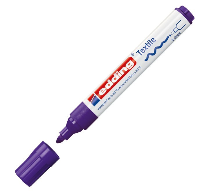 marcad. tela edding 4500 2 3mm lila 4500 08