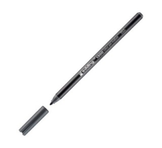 rotulador edding 1300 12 pta. redonda 2mm gris