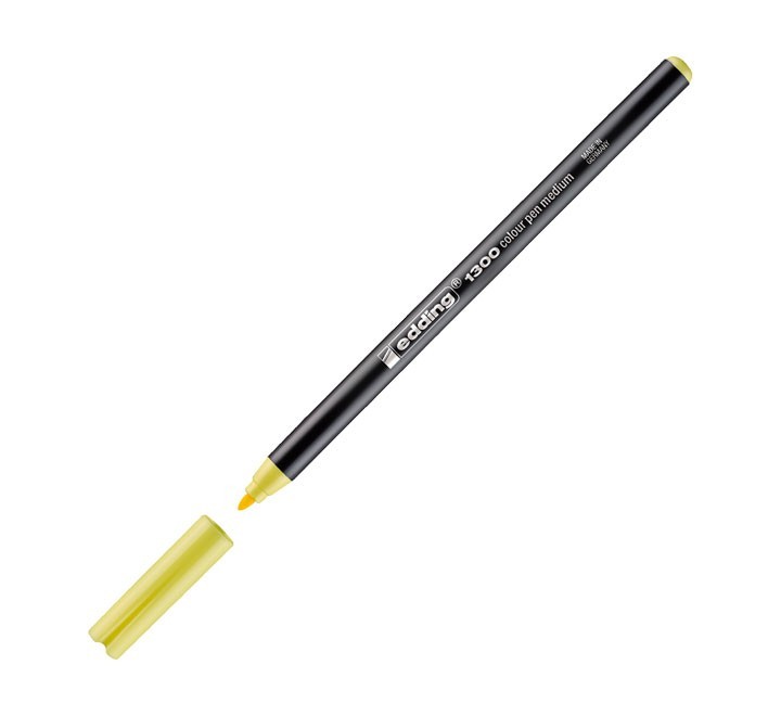 rotulador edding 1300 22 pta.redonda 2mm am limon