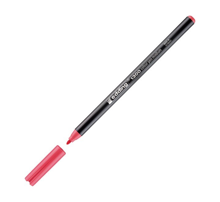 rotulador edding 1300 35 pta.redond 2mm coral