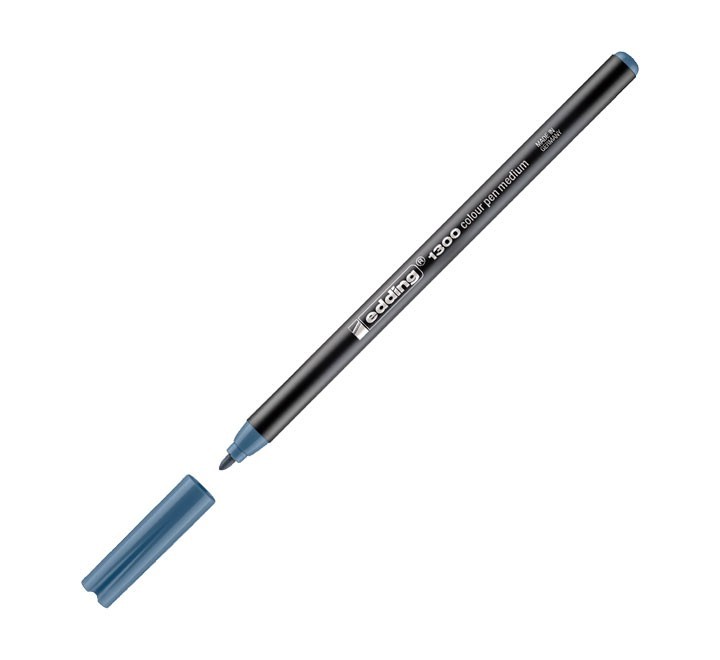 rotulador edding 1300 41 pta.redond 2mm gr azulado