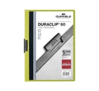carp pinza durable duraclip 60h a4 pinza verde cl
