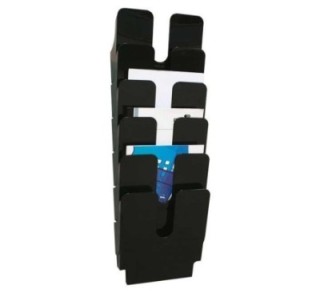 exp mural durable flexiplus 6 comp. a4 negro