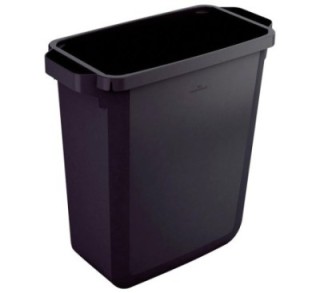contenedor durable durabin rectang 60l negro