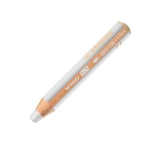 liqu.  lapiz stabilo woody 3 en 1 blanco