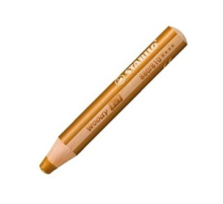 liqu.  lapiz stabilo woody 3 en 1 oro