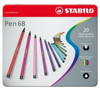 liqu.  c. metal 20 rotu stabilo pen 68 stdo