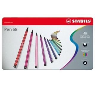 liqu.  c. metal 40 rotul stabilo pen 68 stdo