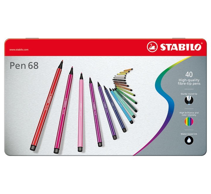 liqu.  c. metal 40 rotul stabilo pen 68 stdo