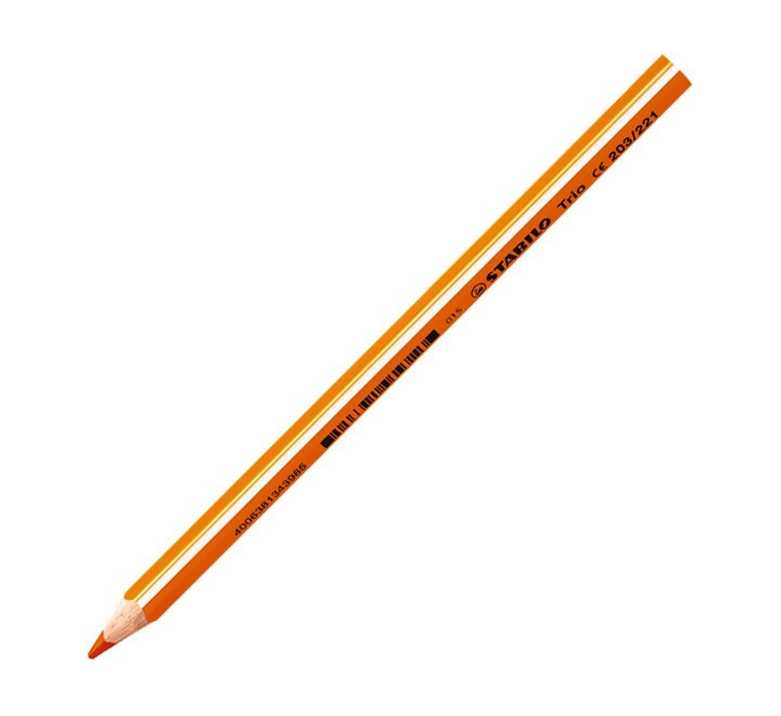 liqu.  est. 12 lapices stabilo trio thick nar