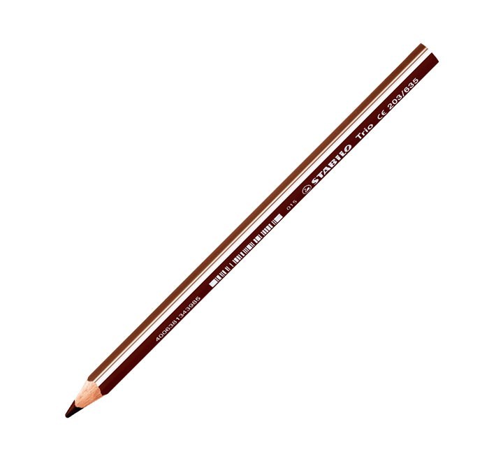 desc.  c.12 lapices stabilo trio thick marr osc