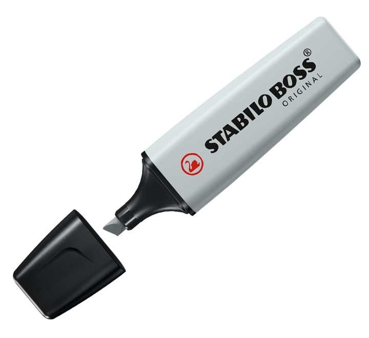 marcador stabilo boss pastel gris polvo 70/194