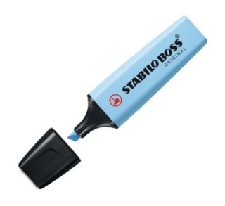 marcador stabilo boss pastel azul ventoso 70/112