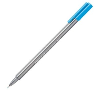 rot. staedtler triplus fineliner 334 301 azul neon